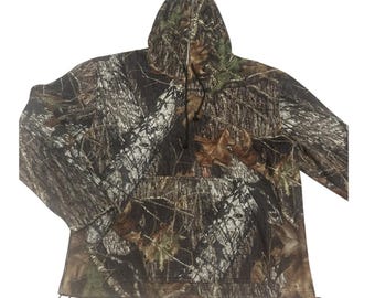 Sudadera con capucha RedHead para hombre, talla grande, color marrón, camuflaje, forro polar, para caza y actividades al aire libre (Realtree).
