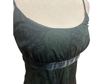 Limited small babydoll empire mesh whimsy Fairy Y2K dark romantic cami tank top