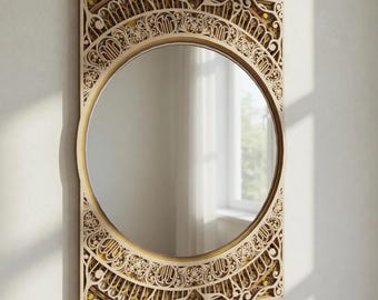 Miroir - multicouche 3D - couches - mandella - couches de bois