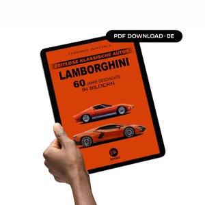 Lamborghini-Buch | Buch über Oldtimer | illustrierte Geschichte | PDF-Download | Lamborghini: 60 Jahre Geschichte in Bildern | Countach