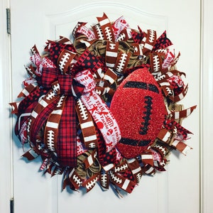 Football Wreath, Fall Football wreath, football season wreath