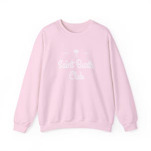 Sudadera del Club de San Bartolomé, Sudadera de cuello redondo de isla caribeña, Sudadera de vacaciones en San Bartolomé imagen 15