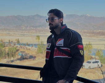 Vintage Ferrari F1 Racing Jacket | Men’s Motorsport Streetwear Jacket
