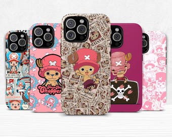 Anime Chopper Case Dual Shell Phone Cover for iPhone 11 12 13 14 15 16 Pro Max/Samsung Galaxy s23 s24 + Ultra