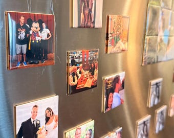 Custom Photo Magnets – Personalized Fridge Magnets – Pet, Baby, Wedding Memories