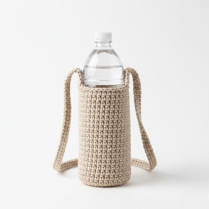 40 Crochet Water Bottle Holder Patterns for On the Go 5 Easy Crochet Water Bottle Holder