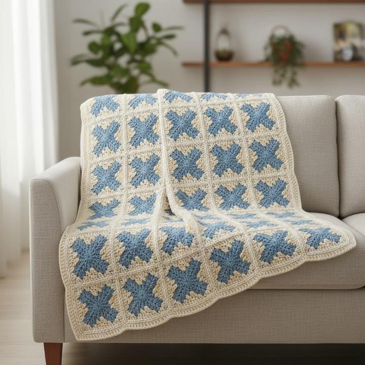38 Beautiful Crochet Quilt Patterns You Will Want to Make 23 Crochet Star Quilt