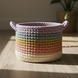 May include: A set of three ceramic mugs with a speckled, matte finish. Each mug features a different color: light blue, cream, and gray. The mugs have a simple, modern design and a comfortable handle.