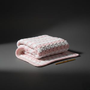Crochet Baby Blanket Pattern | 3D Shell Stitch, Beginner Friendly (PDF Pattern)