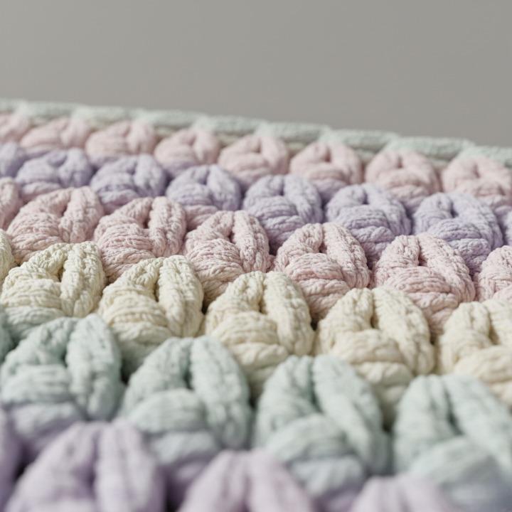 Squishy Rugs Thick Crochet Rug Pattern – Reversible Squishy Texture Tutorial ...