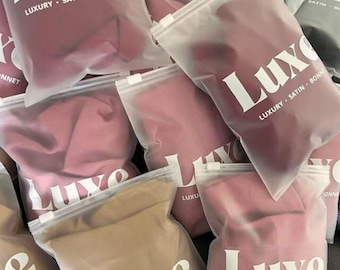 Benutzerdefinierte gefrostete Reißverschlusstaschen, Kleidungsverpackungen mit Logo-Druck