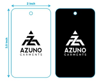 Custom Hang Tags, Dickes glänzendes/mattes weißes Papier, Accessoire Schmuck DIY (2x3,5 Zoll)