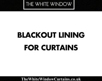 Forro opaco para cortinas y visillos de ventana para bloquear la luz y aislar el sonido