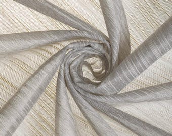 Sheer Curtains. Custom Window Drapes for Living room, Bedroom, Dining, Kitchen, Nursery & Study. Blackout Option. Taupe Gray/ Pale Gray