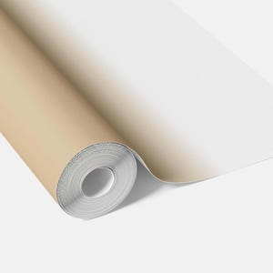 Warm Beige Ombre Wallpaper I Neutral, Two-Tone Soft Gradient Effect I Easy DIY Removable Peel & Stick Option I Extra Wide Panels I Akba image 7