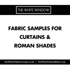 Fabric Samples for Custom Window Treatments, Upholstery, Curtains, Roman Shades, Valances, Cushions, Runners & Home Furnishings