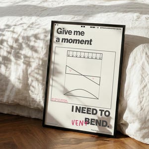 Architecture Student Poster | Civil Engineer Office Decor | Mental Health Humor Print
