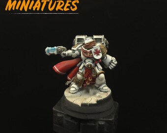 Pro Painted Warhammer 40k White Templars Space Marine Captain Games Workshop