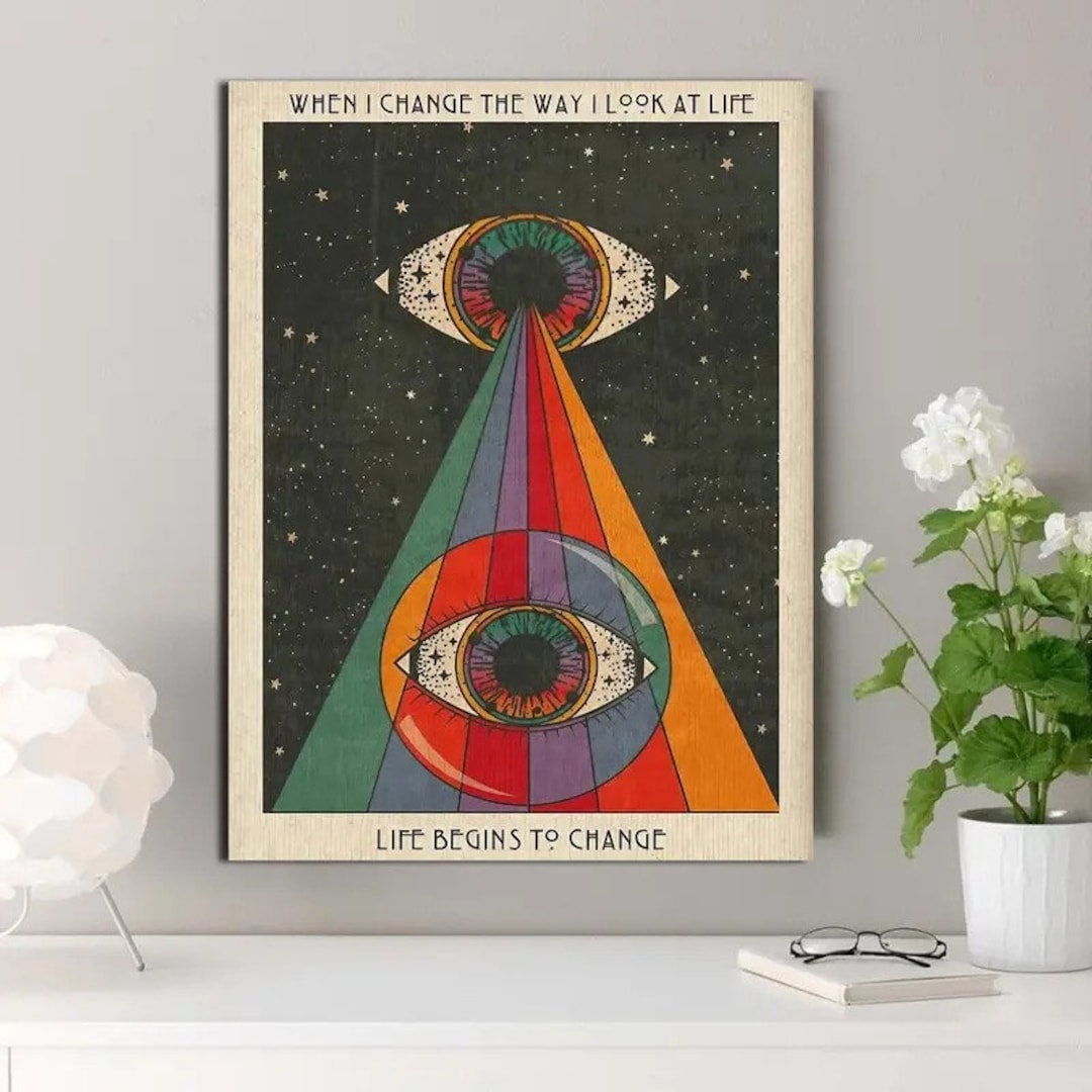 Eye Art Painting Using Your Eyes to See Around the World Etsy