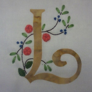 Alphabet Soup Embroidery-Quilt Pattern image 4