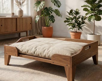 Progetti per cucce per cani in stile scandinavo - Design moderno in legno in formato PDF scaricabile - Guida alla costruzione di una cuccia in legno per cani