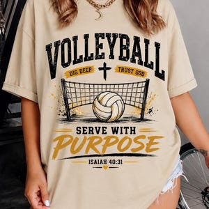 Imagen PNG de Voleibol con temática de Fe, Gráfico de sublimación para madres de deportistas cristianos (Descarga digital)