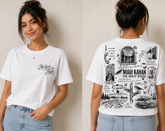 Design de camiseta The Divide NK PNG, camiseta vintage de show indie folk, estampa retrô com colagem da natureza para sublimação (DTF).