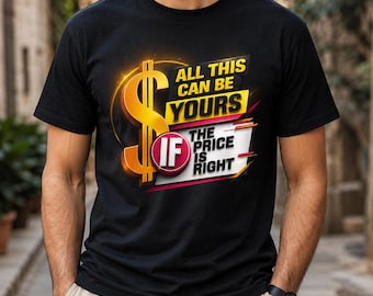 The Price Is Right PNG Game Show Shirt Design All This Can Be Yours Retro TV Graphic Sublimation Download Vintage DTF Print File
