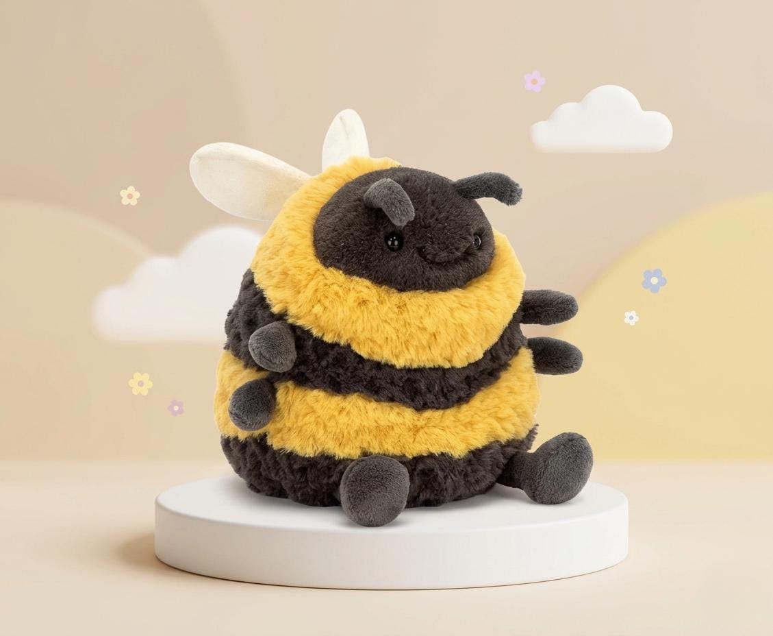 Jellycat Albee Bee - Etsy