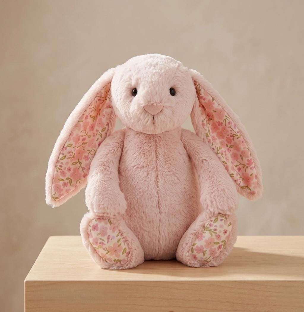 Jellycat Bashful Blush Bunny - Etsy Canada