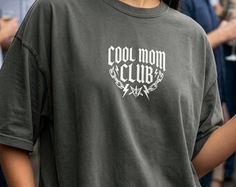 Camiseta del Club de Mamás Geniales, Camiseta Divertida para Mamás, Camiseta Moderna para Mamás, Regalo para el Día de la Madre, Regalo Genial para Mamás, Camiseta Minimalista con Gráfico para Mamás