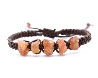 Raw Sunstone Bracelet