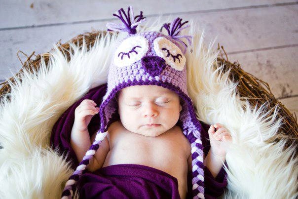 Sleepy Owl hat FREE SHIPPING