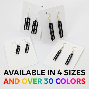 Rollercoaster Track Earrings