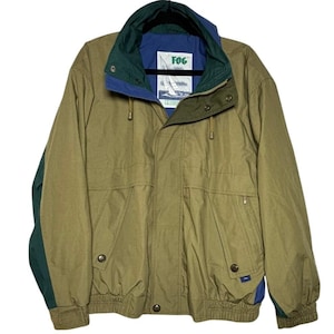 Vintage 90s London Fog Sailboat Regatta Colorblock Jacket Med (Fits Like XL/XXL)