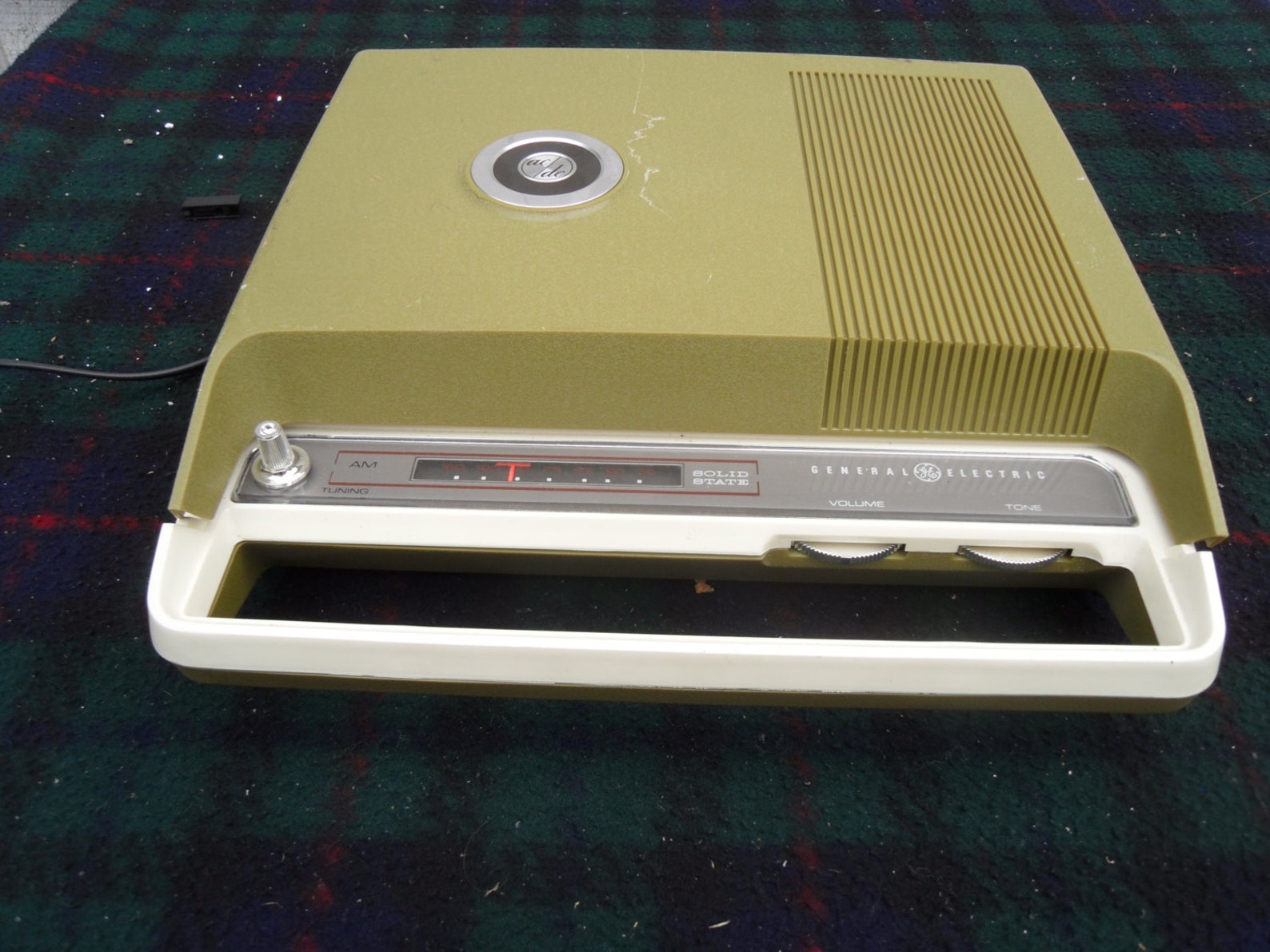 Vintage GE Portable Mini Record Player AC DC plays all Etsy