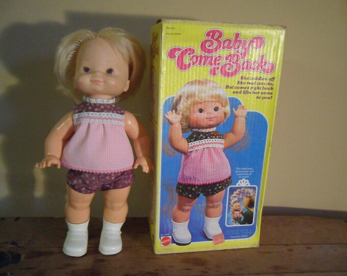 Vintage Mattel baby Come Back Doll 16 Etsy