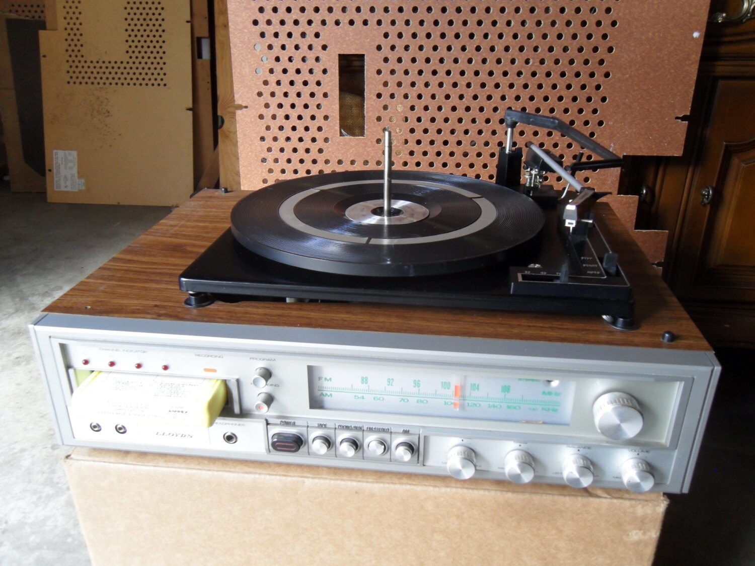 Vintage Lloyds Compact Stereo System with Turntable Am Fm | Etsy
