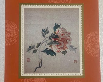Neun Mini-Blatt aus China Vintage