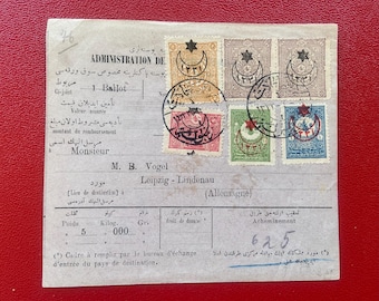 Rare 1916 Ottoman Empire Postal Card Stamps Combined Shipping