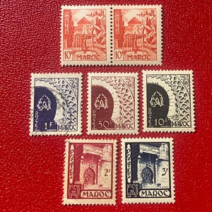 Vintage Morocco Postage Stamps Set MNH / Used - Combined Shipping