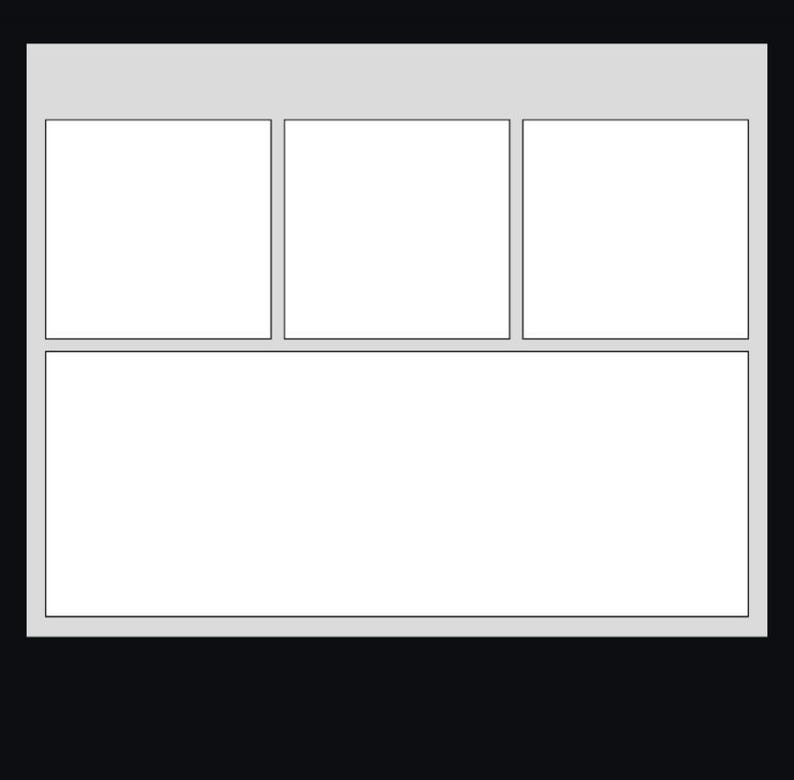 Rectangle Comic Strip EMPTY COMIC STRIP #2 - 4 Panels - Simple Clean White Black - Pdf A4 ...