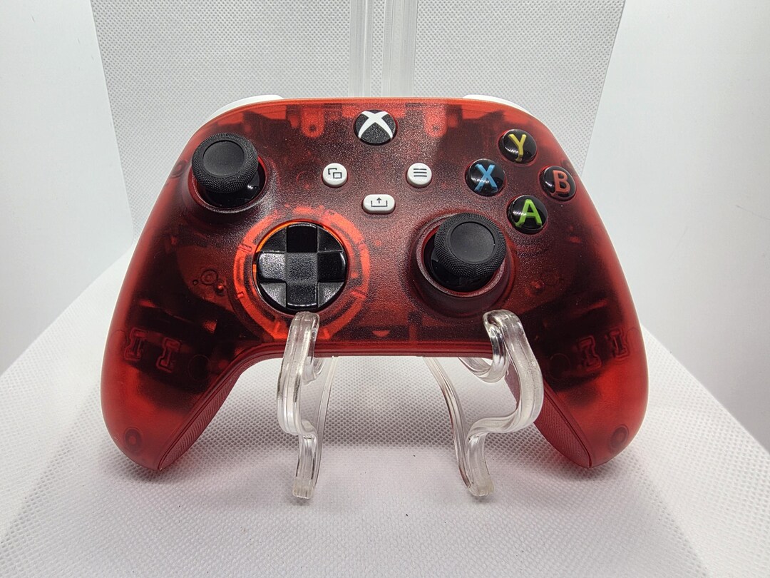 Xbox 1 Ruby Custom Translucent Ruby Red Xbox Series X/S Controller | Upgraded Hall ...