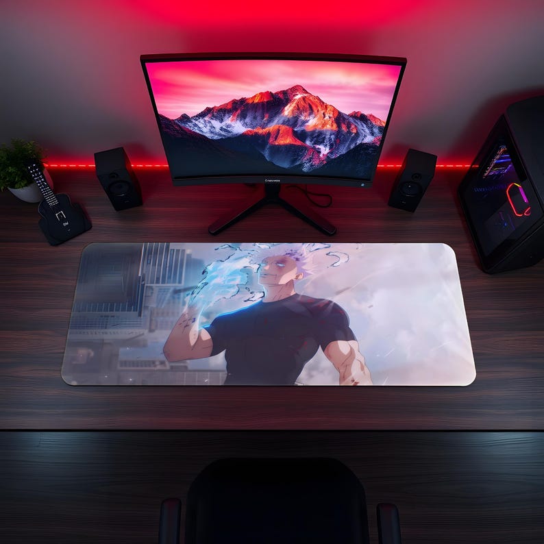 Gojo Mouse Computer Thing Gojo Satoru Mouse Pad, Jujutsu Kaisen Mouse Pad, Anime Gaming Mouse Pad ...
