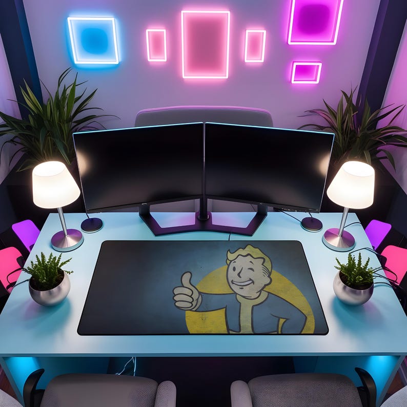 Vault Fallout Mat Fallout Mouse Pad, Post Apocalyptic Desk Mat, Retro Gaming Mousepad ...