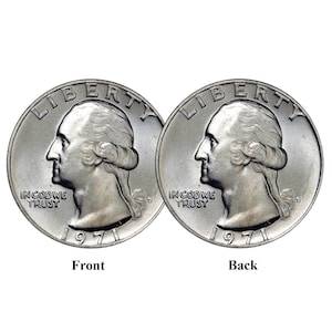 Two Headed Washington Quarter Coin