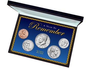Year To Remember Coin Set: Historical Gift, Anniversary, Birthday