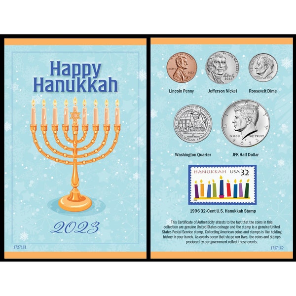 Hanukkah Stamp Etsy