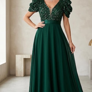 emerald green dress size 22 La Femme Off-the-Shoulder Long Plus-Size Dress