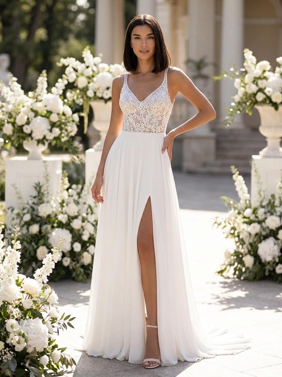 Destination Beach Wedding Gown